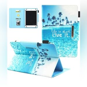The Case for Amazon Fire HD 10 Tablet Smart PU Leather Case Slim-beach